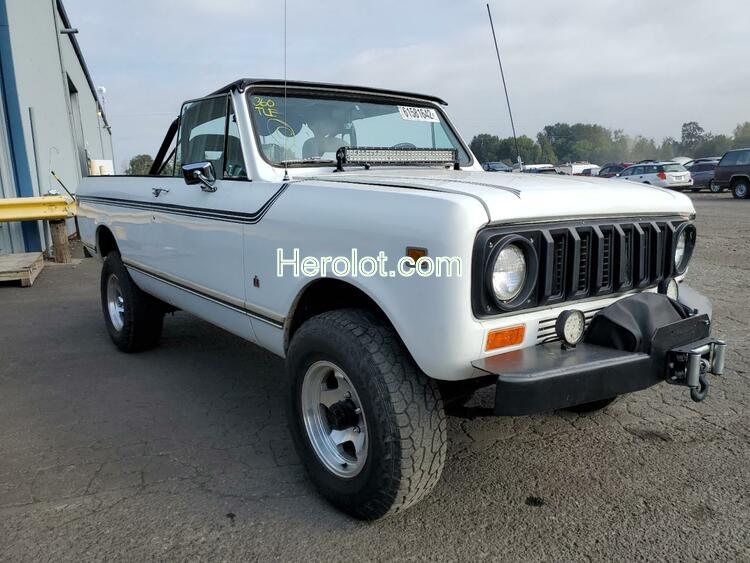 INTERNATIONAL SCOUT 1978 white    61581642 H0092HGD43520 H0092HGD43520 photo #1