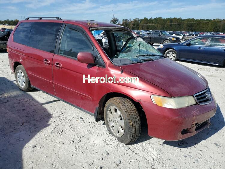 HONDA ODYSSEY EX 2002 red  gas  62661982 2HKRL186X2H560207 2HKRL186X2H560207 photo #1