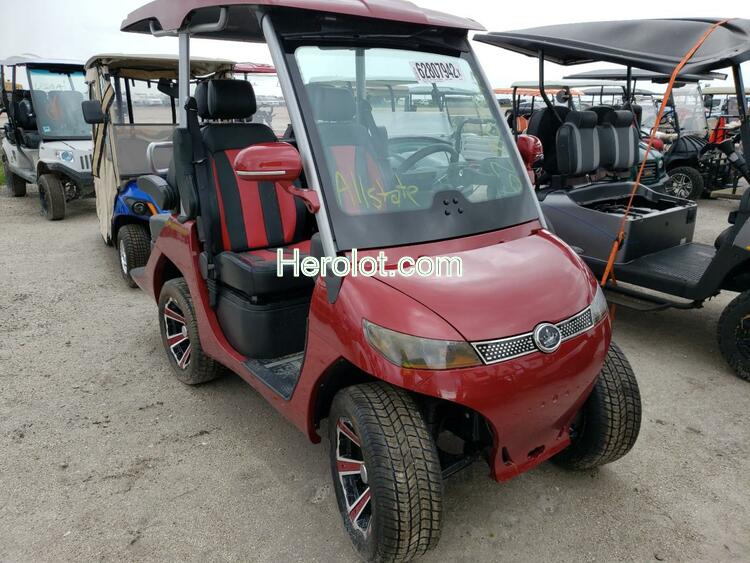 HDK GOLF CART 2022 burgundy    62807942 7MZL20820NC008581 7MZL20820NC008581 photo #1