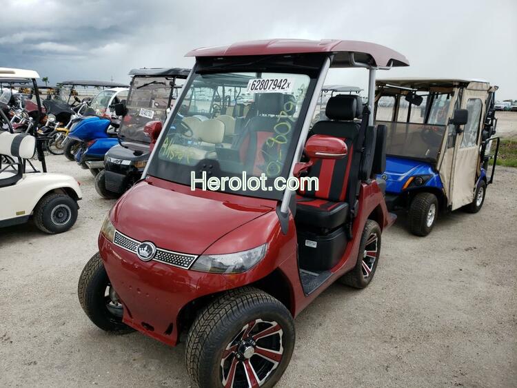 HDK GOLF CART 2022 burgundy    62807942 7MZL20820NC008581 7MZL20820NC008581 photo #3