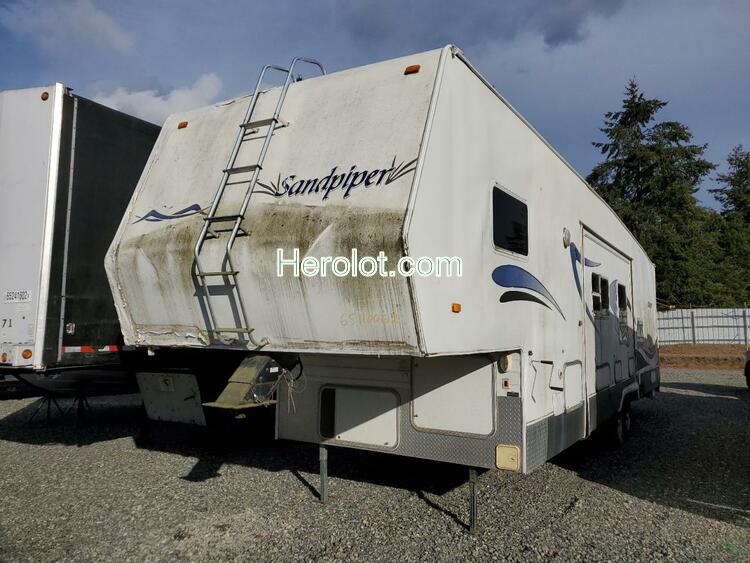 SAND 5TH WHEEL 2003 white    65110062 4X4FSAN273T110593 4X4FSAN273T110593 photo #3