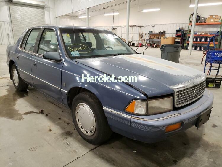 PLYMOUTH ACCLAIM 1991 blue  gas  65680422 1P3XA4638MF700078 1P3XA4638MF700078 photo #1