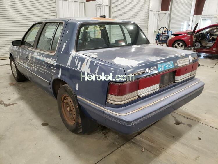 PLYMOUTH ACCLAIM 1991 blue  gas  65680422 1P3XA4638MF700078 1P3XA4638MF700078 photo #4