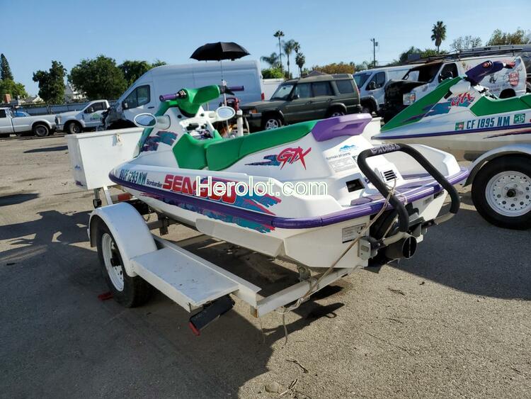 BOMBARDIER JETSKI 1995 white    63724622 ZZND0367F595 ZZND0367F595 photo #4