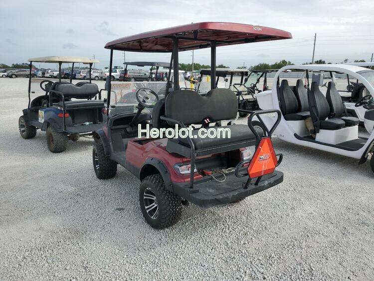 ICON GOLFCART 2021 red    65829472 1Z94L4CA3MT551415 1Z94L4CA3MT551415 photo #4