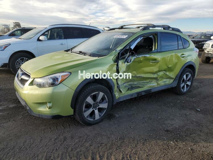 SUBARU XV CROSSTR 2014 green 4dr spor hybrid engine  68643612 JF2GPBCC0EH231504 JF2GPBCC0EH231504 photo #1