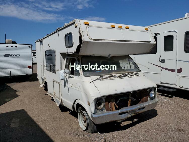 DODGE RV 1979 white    61769032 F33BE8V703988 F33BE8V703988 photo #1