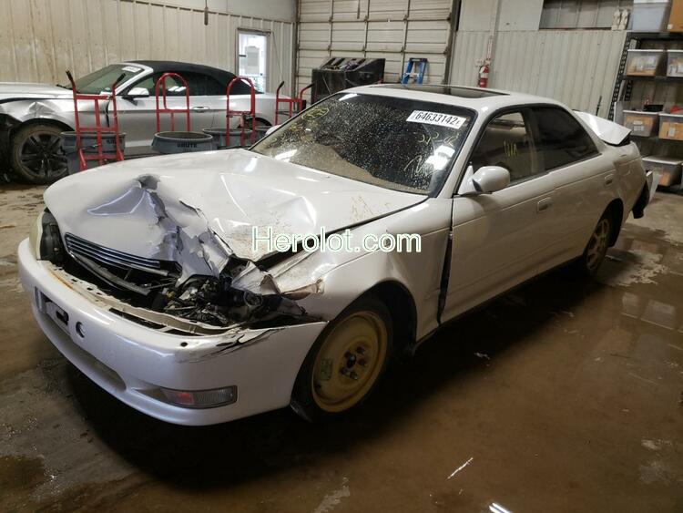 TOYOTA MARK II 1993 white    64633142 JZX906544621 JZX906544621 photo #3