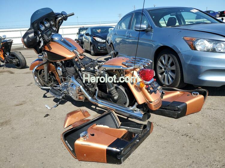 HARLEY-DAVIDSON FLHX 105TH 2008 orange road/str gas  54776662 1HD1KB4458Y610219 1HD1KB4458Y610219 photo #4