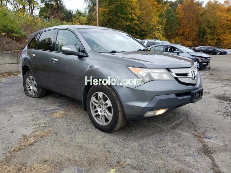 ACURA MDX 2008 gray  gas  63218432 2HNYD28208H527918 2HNYD28208H527918 photo #1