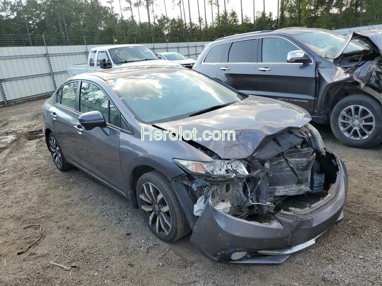 HONDA CIVIC EXL 2015 gray sedan 4d gas  59726552 19XFB2F90FE014972 19XFB2F90FE014972 photo #1