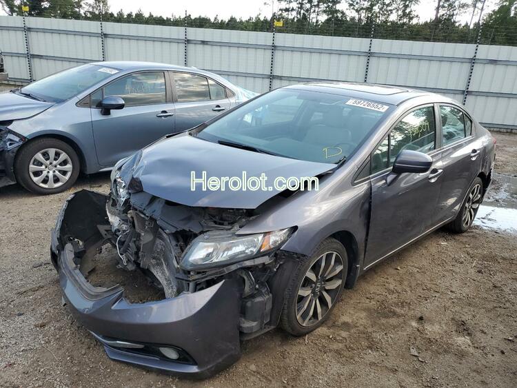 HONDA CIVIC EXL 2015 gray sedan 4d gas  59726552 19XFB2F90FE014972 19XFB2F90FE014972 photo #3