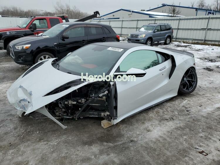 ACURA NSX 2017 white  hybrid engine  72800232 19UNC1B05HY000672 19UNC1B05HY000672 photo #1