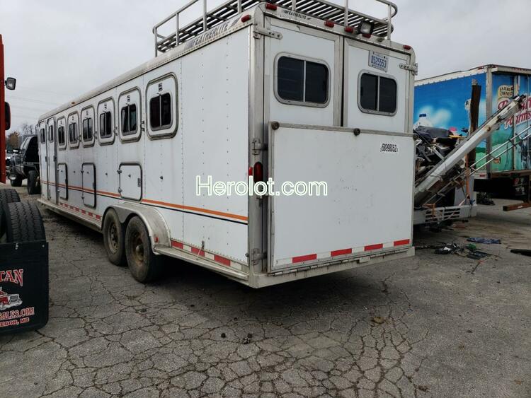 FEATHERLITE MFG INC HORSE TRAI 1999 white    68998052 4FGL03120XC023117 4FGL03120XC023117 photo #4