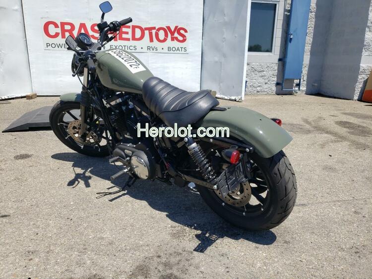 HARLEY-DAVIDSON XL883 N 2021 green  gas  55622072 1HD4LE229MB417792 1HD4LE229MB417792 photo #4