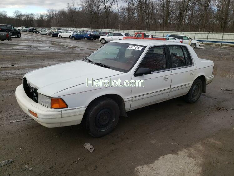 PLYMOUTH ACCLAIM 1992 white sedan 4d gas  73531312 1P3XA46K3NF206591 1P3XA46K3NF206591 photo #1