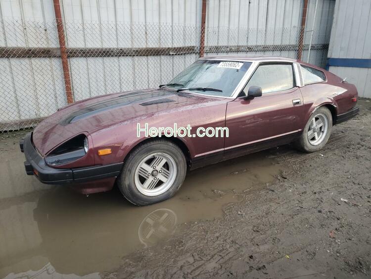 NISSAN 280ZX 1979 burgundy    73559062 HS130002121 HS130002121 photo #1