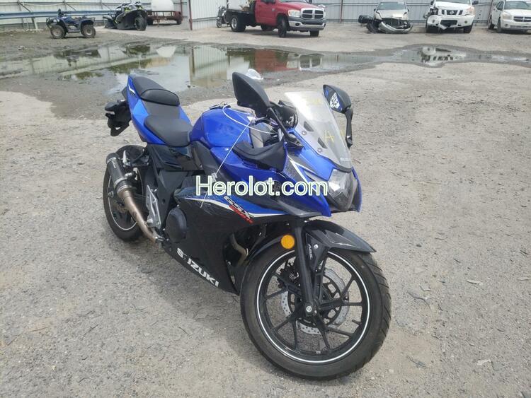 SUZUKI GSX250R M 2020 blue  gas  54455512 LC6DN11A4L1100483 LC6DN11A4L1100483 photo #1