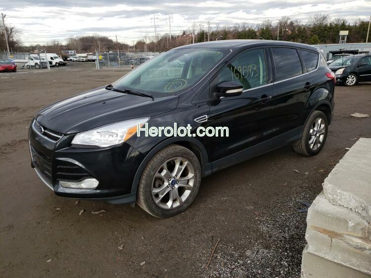 FORD ESCAPE SEL 2013 black 4dr spor gas 1FMCU9H98DUA09967 photo #1