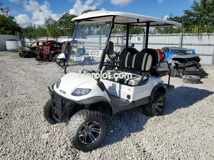 ICON GOLFCART 2022 white    65233732 7R44L4CA9NT002542 7R44L4CA9NT002542 photo #3