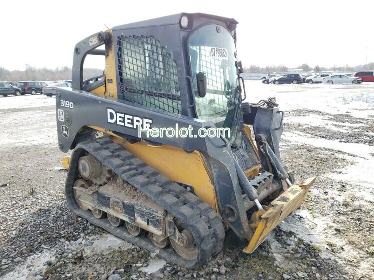 JOHN DEERE SKIDSTEER 2012 yellow    67196882 1T0319DJLCG220242 1T0319DJLCG220242 photo #1