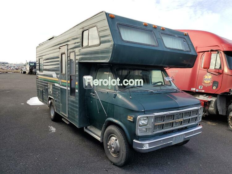 GMC CUTAWAY VA 1982 green cutaway gas  71650862 2GDJG31M6C4519947 2GDJG31M6C4519947 photo #1