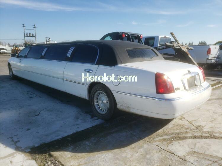 LINCOLN TOWN CAR E 1999 white limousin gas  38230473 1L1FM81W6XY690619 1L1FM81W6XY690619 photo #3