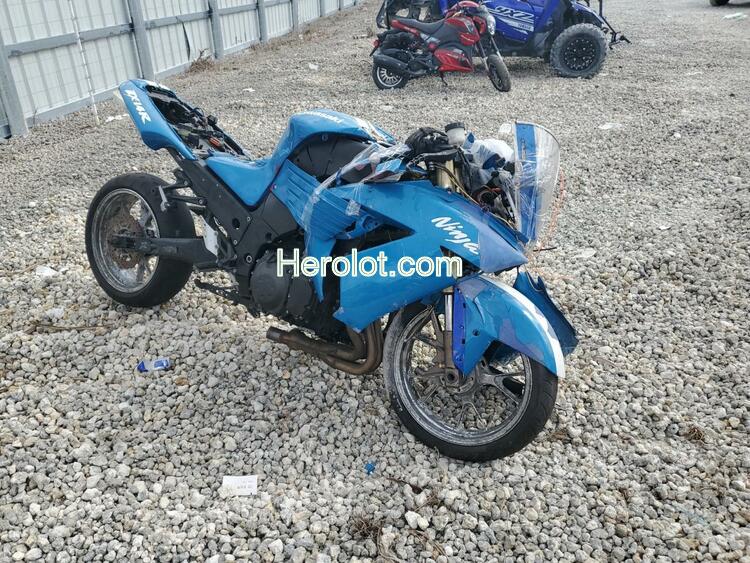 KAWASAKI ZX1400 A 2006 blue  gas  38372213 JKBZXNA156A005954 JKBZXNA156A005954 photo #1