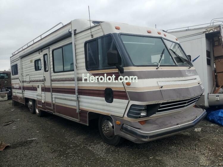 GMC MOTOR HOME 1988 two tone  gas  37311783 1GDKP37W1J3505086 1GDKP37W1J3505086 photo #1