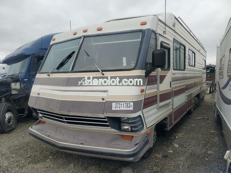 GMC MOTOR HOME 1988 two tone  gas  37311783 1GDKP37W1J3505086 1GDKP37W1J3505086 photo #3