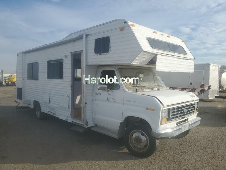 SUNC MOTORHOME 1984 white  gas 1FDKE30L6DHB61834 photo #1