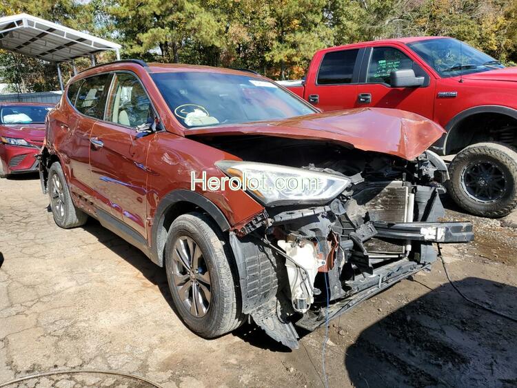 HYUNDAI SANTA FE S 2013 orange  gas  64809352 5XYZU3LB7DG008977 5XYZU3LB7DG008977 photo #1