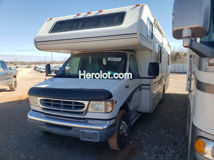 FORD E350 2002 white  gas  38631513 1FDXE45S32HA73672 1FDXE45S32HA73672 photo #3