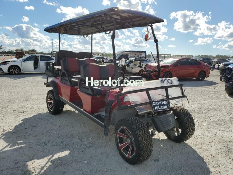 HDK GOLF CART 2021 red    66178072 7MZL4082XMC001212 7MZL4082XMC001212 photo #1