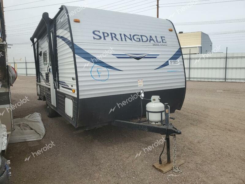 KEYSTONE SPRINGDALE 2021 white    39138833 4YDT17515MW100678 4YDT17515MW100678 photo #1