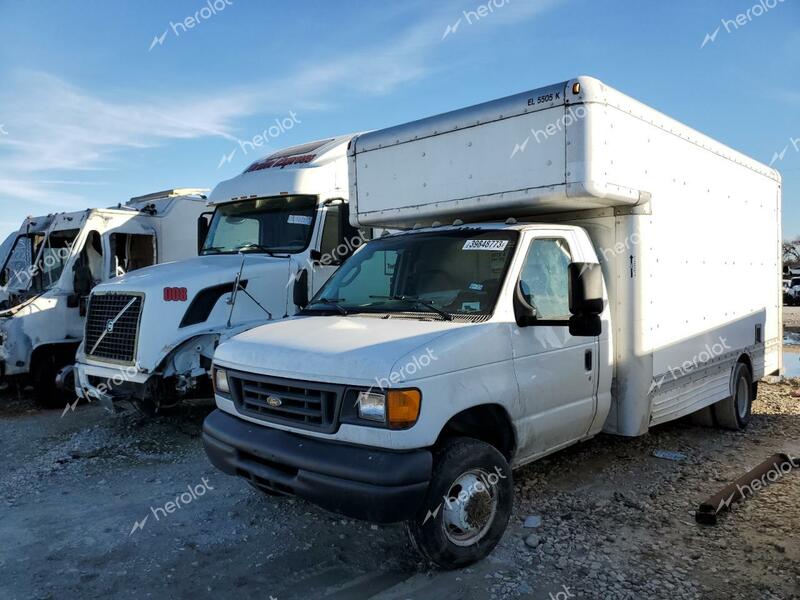 FORD E450 2006 white  gas 1FDXE45S36HA79400 photo #1