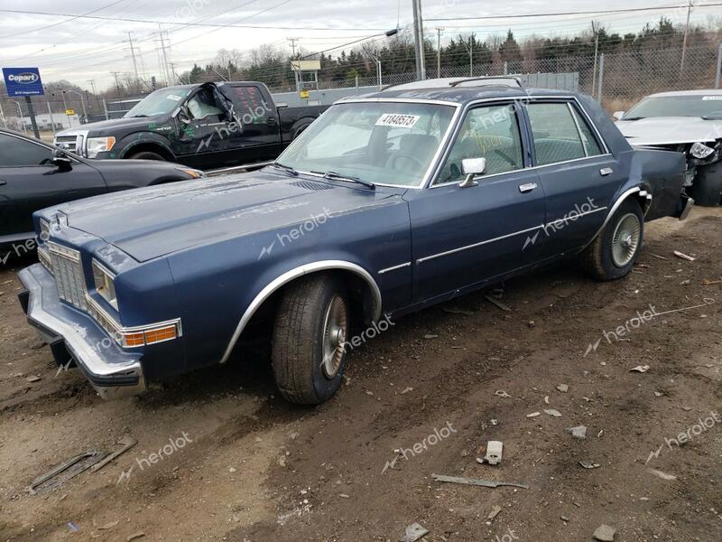 PLYMOUTH GRAN FURY 1988 blue sedan 4d gas  41848573 1P3BB26P6JW160255 1P3BB26P6JW160255 photo #1