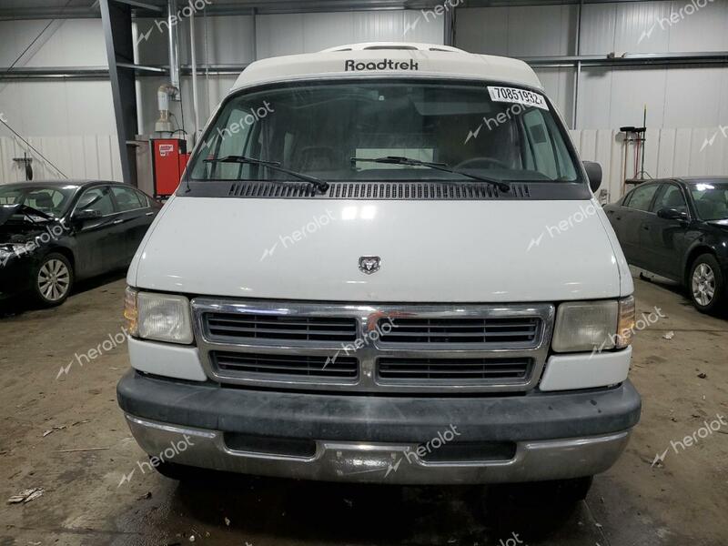 DODGE RAM VAN B3 1994 white  gas  70851932 2B6JB31Y9RK144179 2B6JB31Y9RK144179 photo #3