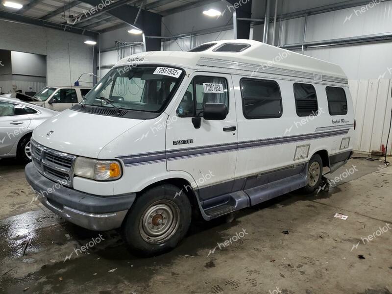 DODGE RAM VAN B3 1994 white  gas  70851932 2B6JB31Y9RK144179 2B6JB31Y9RK144179 photo #4