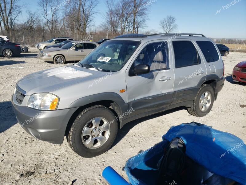 MAZDA TRIBUTE LX 2002 silver  gas  38801243 4F2CU08132KM17344 4F2CU08132KM17344 photo #1