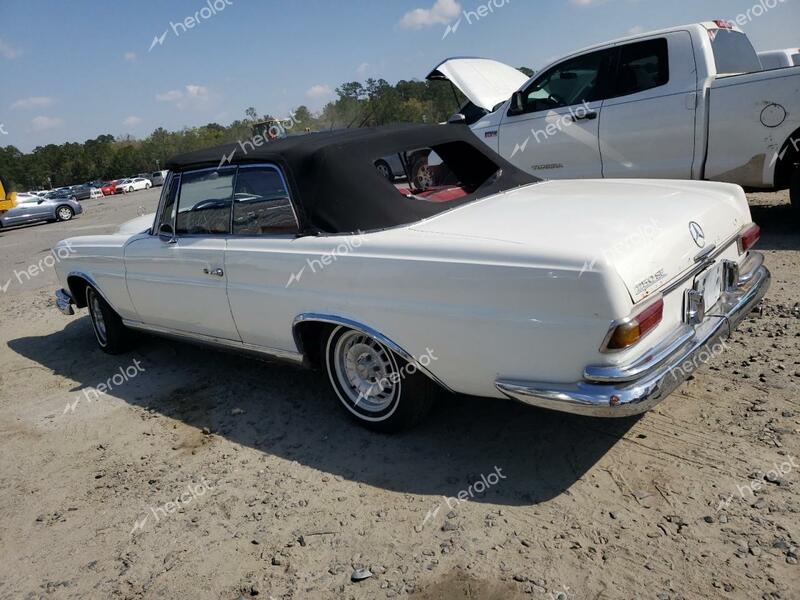 MERCEDES-BENZ 250SE 1966 white    43887443 11102112085775 11102112085775 photo #3