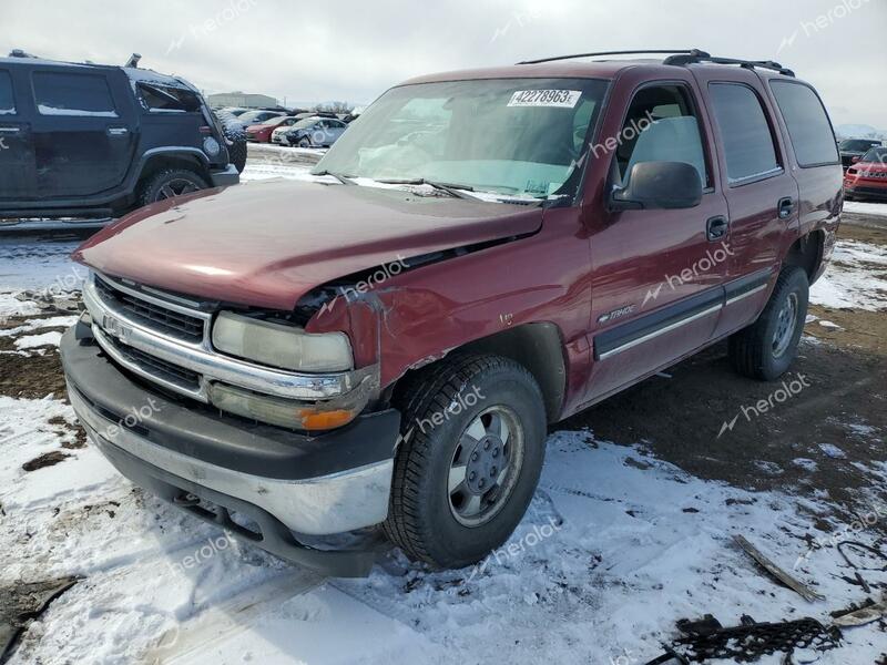 CHEVROLET TAHOE 2001 burgundy  gas  42278963 1GNEK13T61R163669 1GNEK13T61R163669 photo #1