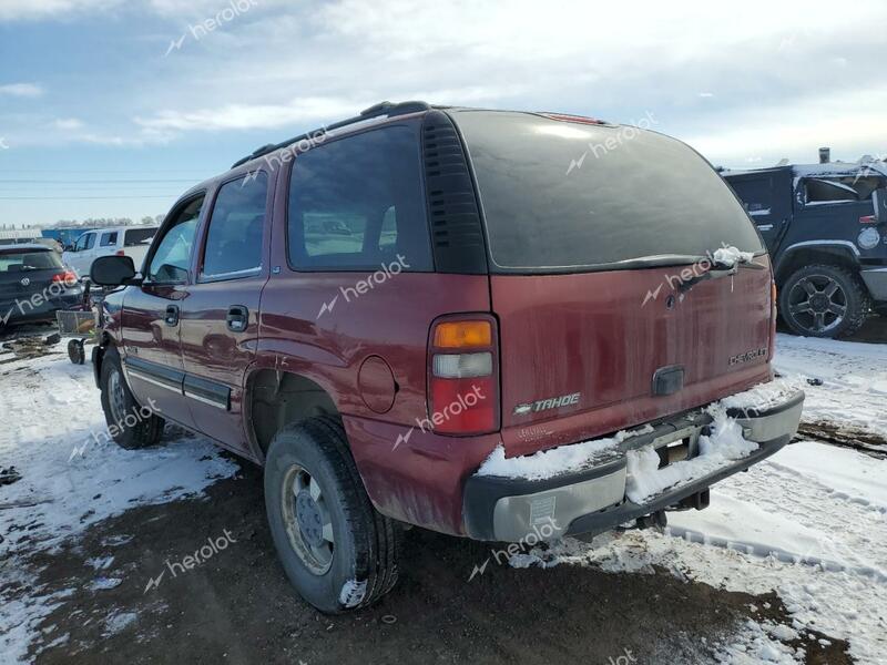 CHEVROLET TAHOE 2001 burgundy  gas  42278963 1GNEK13T61R163669 1GNEK13T61R163669 photo #3