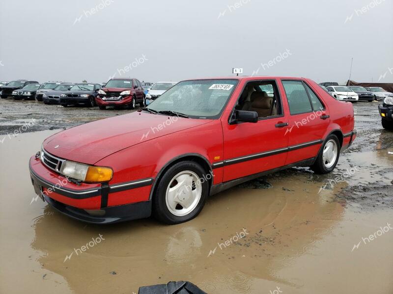 SAAB 9000 CS 1993 red  gas  36575103 YS3CK68BXP1008443 YS3CK68BXP1008443 photo #1