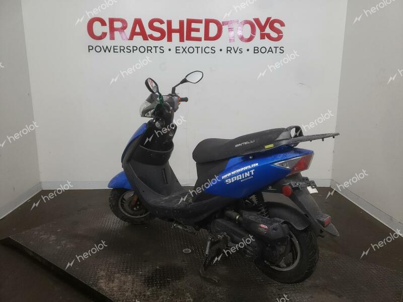 YNGF SCOOTER 2021 blue    69264802 LL0TCAPH6MG002571 LL0TCAPH6MG002571 photo #4