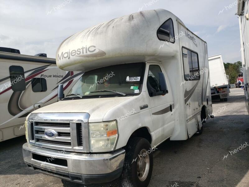 FORD E350 RV 2010 white  gas  41703743 1FDSE35L69DA43564 1FDSE35L69DA43564 photo #3