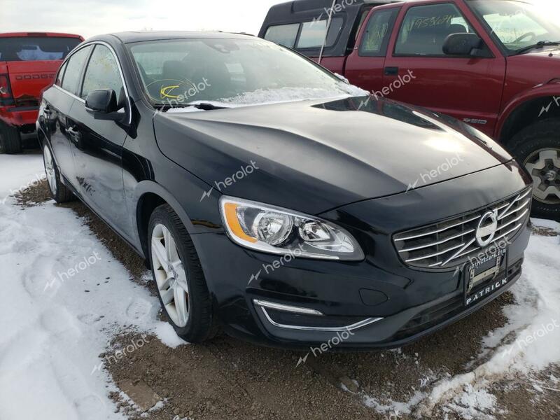 VOLVO S60 PREMIE 2015 black  gas YV1612TC4F1309878 photo #1