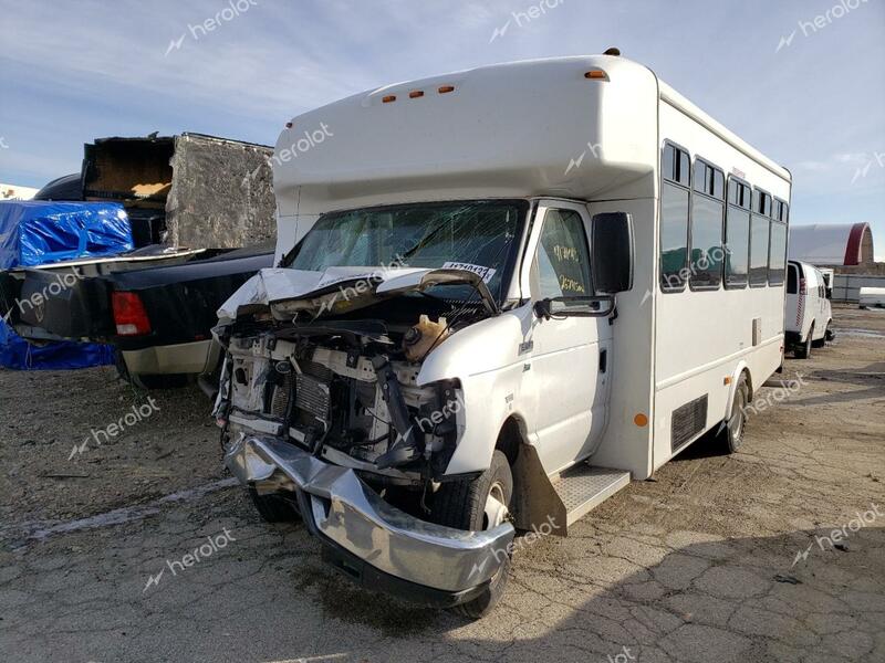 FORD E450 BUS 2014 white  gas  41710133 1FDEE4FL6EDA75927 1FDEE4FL6EDA75927 photo #1