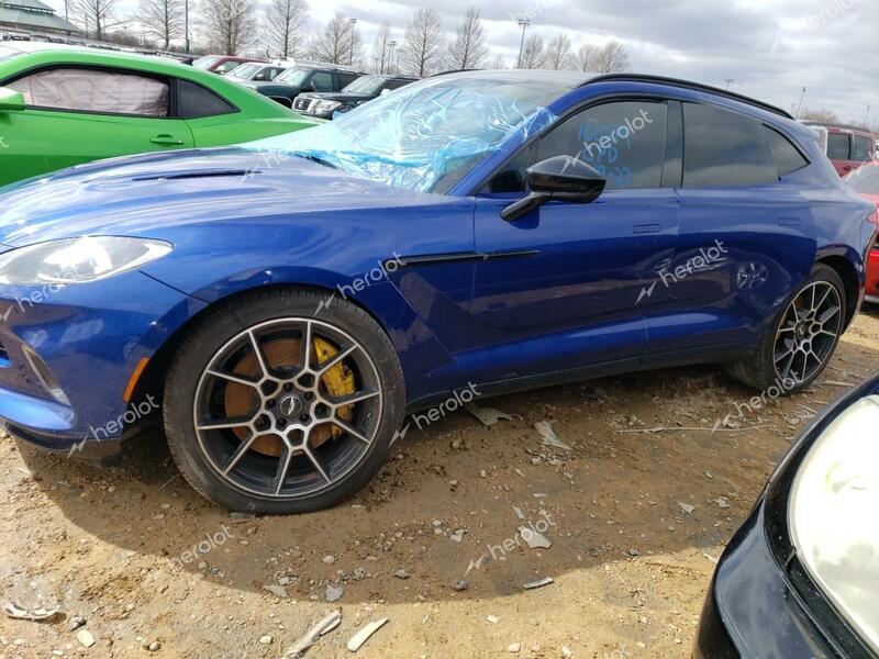 ASTON MARTIN DBX 2021 blue  gas  44354743 SCFVUJAW5MTV01278 SCFVUJAW5MTV01278 photo #1