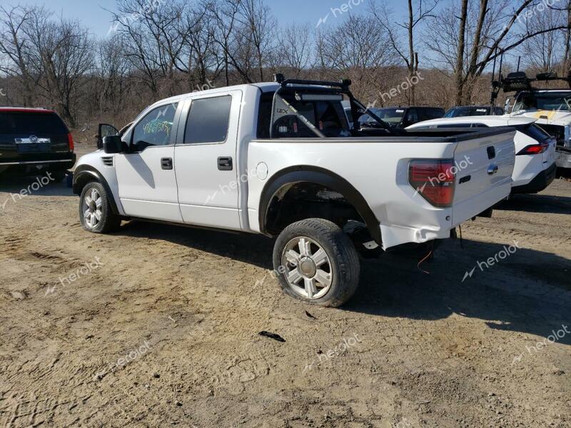 FORD F150 SVT R 2013 white crew pic gas 1FTFW1R62DFB90084 photo #3